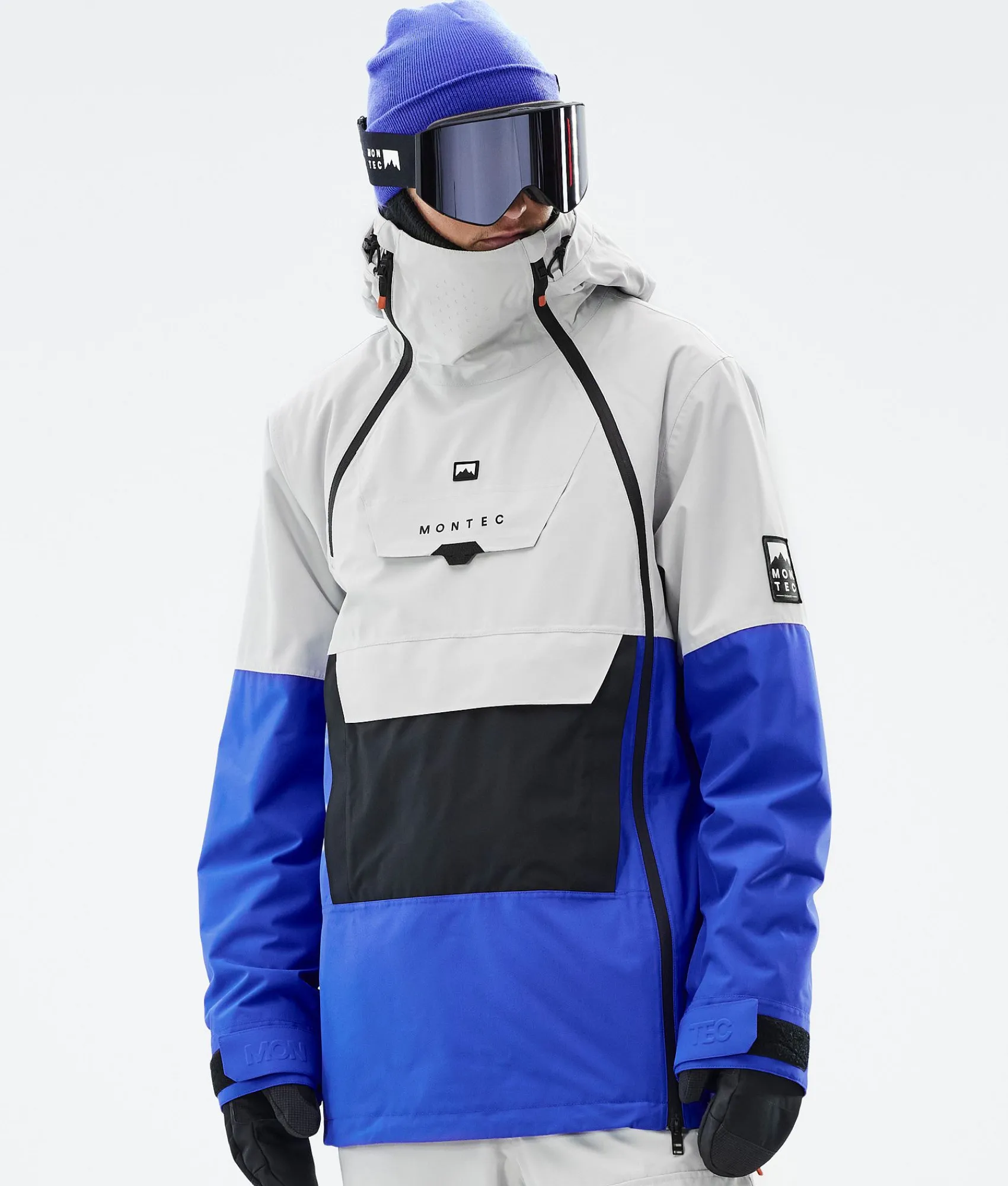 MONTEC Doom LightGrey/Black/CobaltBlue Hot