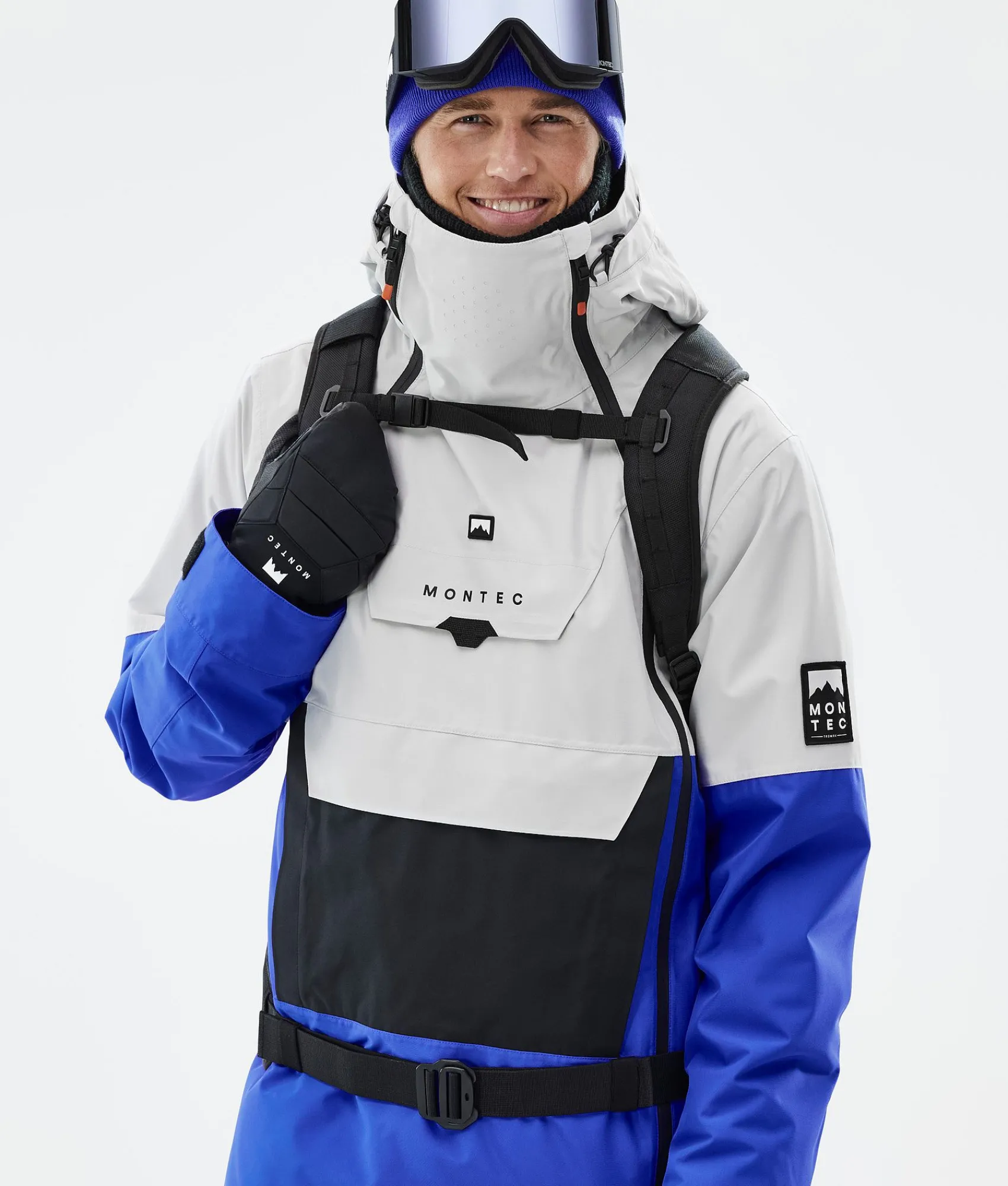 MONTEC Doom LightGrey/Black/CobaltBlue Hot