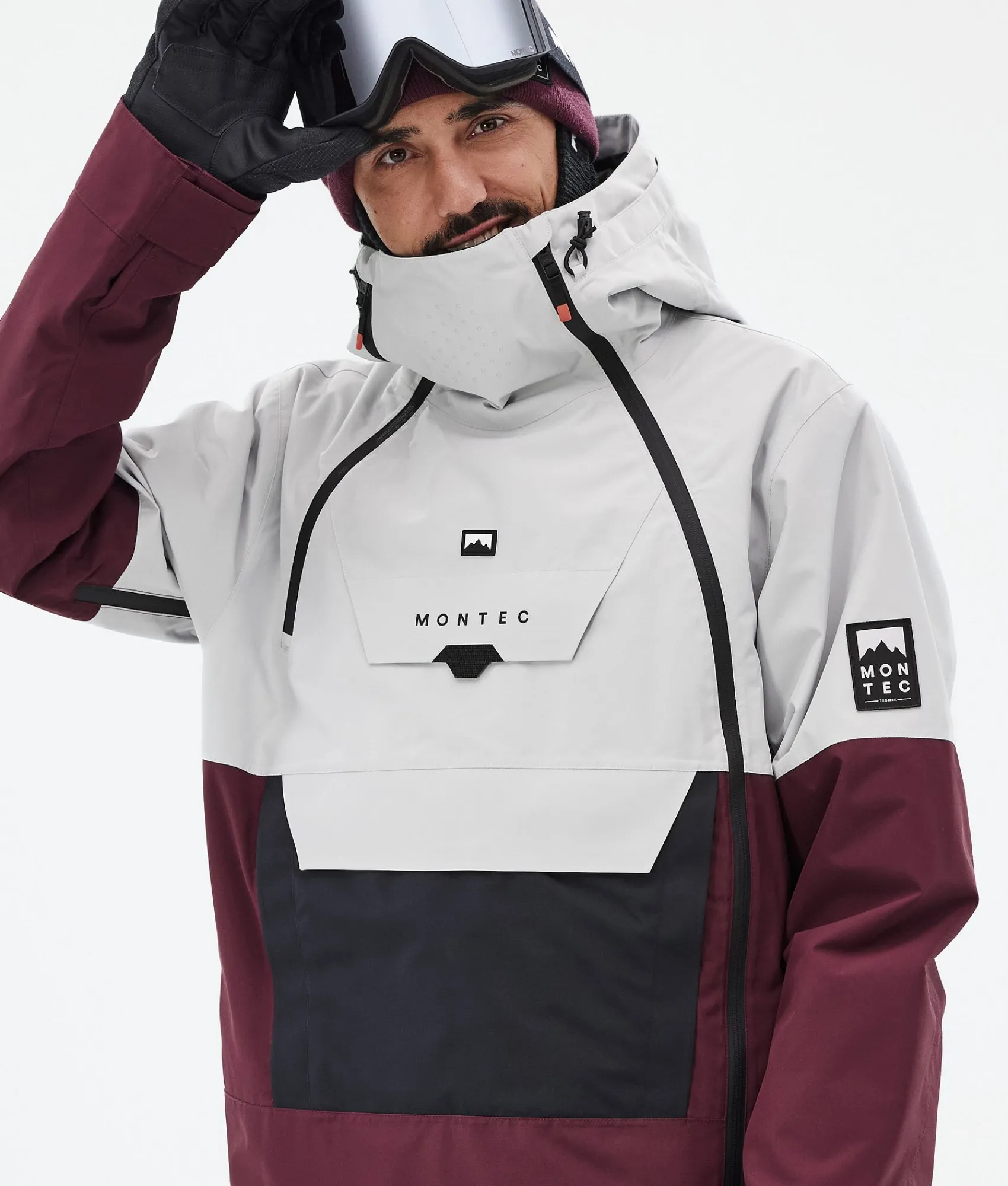 MONTEC Doom LightGrey/Black/Burgundy Best Sale