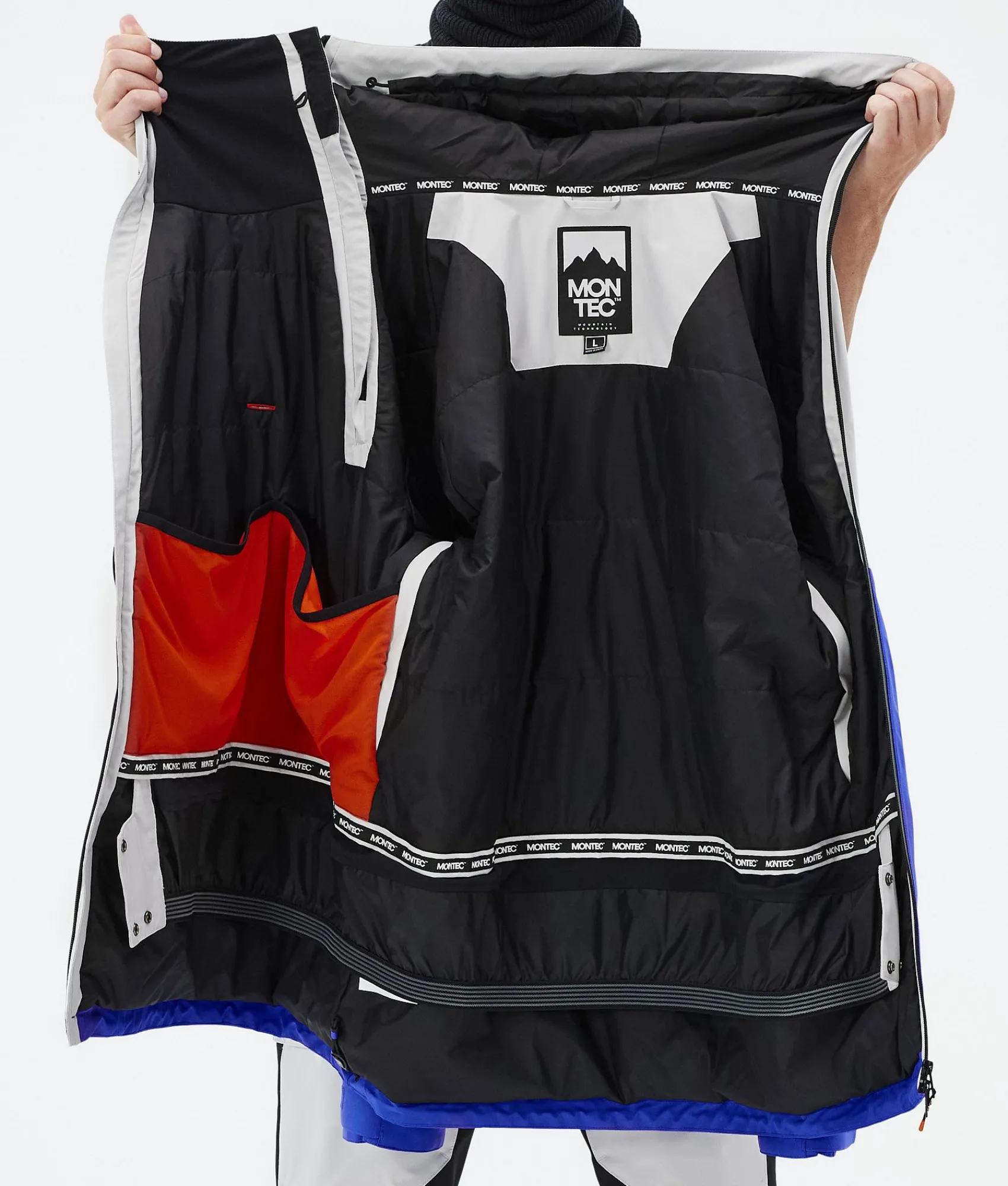 MONTEC Doom LightGrey/Black/CobaltBlue Hot