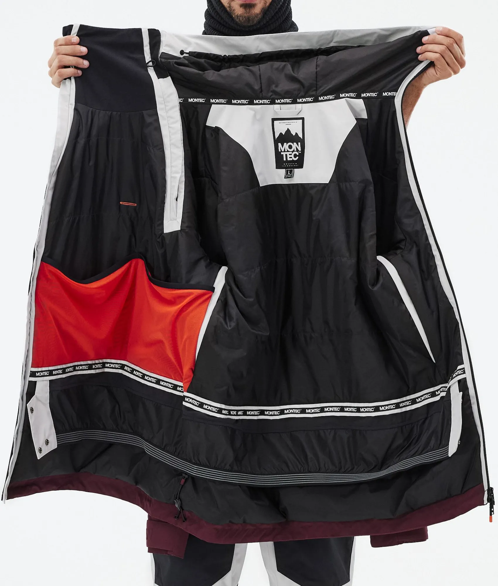 MONTEC Doom LightGrey/Black/Burgundy Best Sale