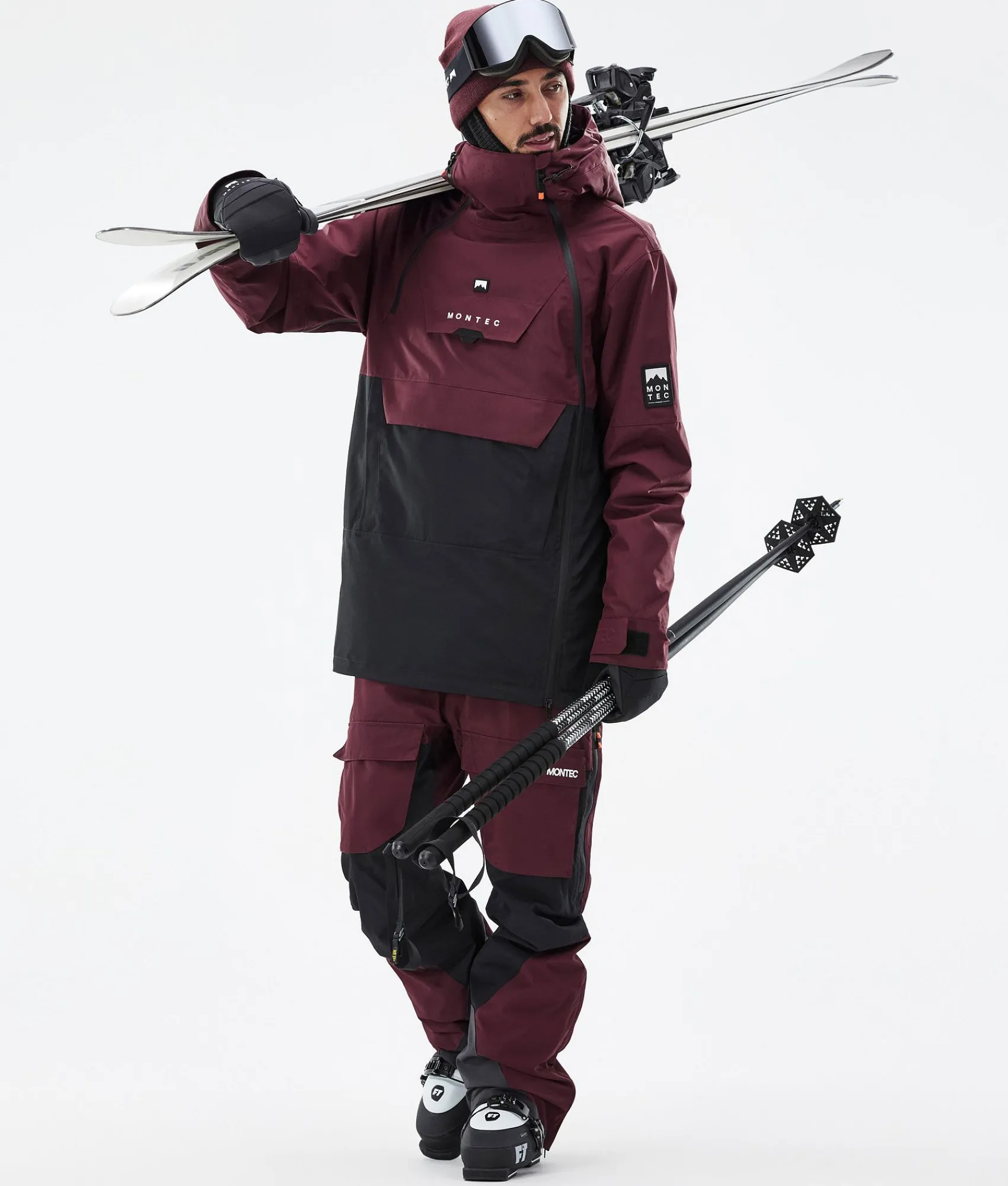 MONTEC Doom Burgundy/Black Discount