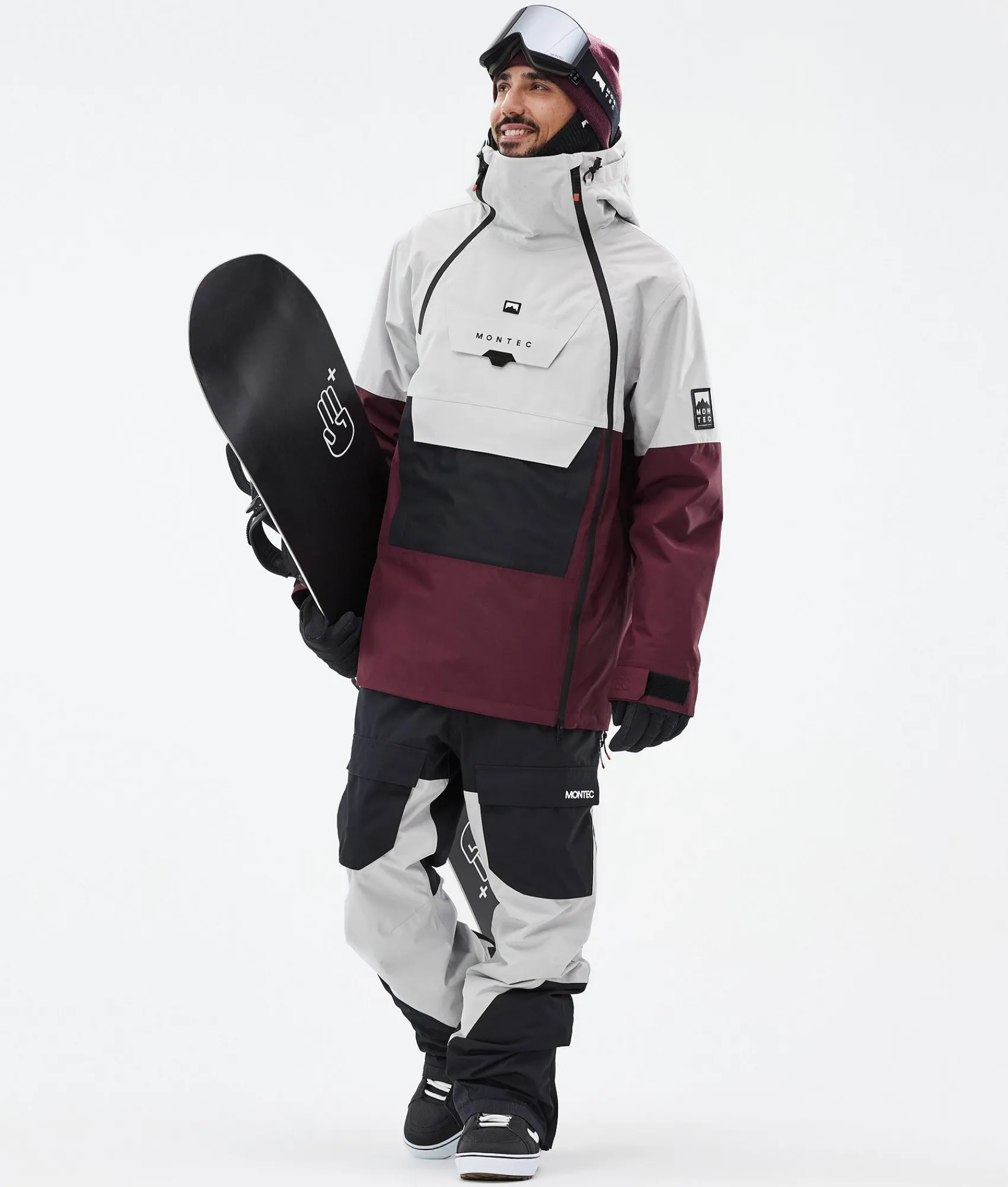 MONTEC Doom LightGrey/Black/Burgundy Best Sale