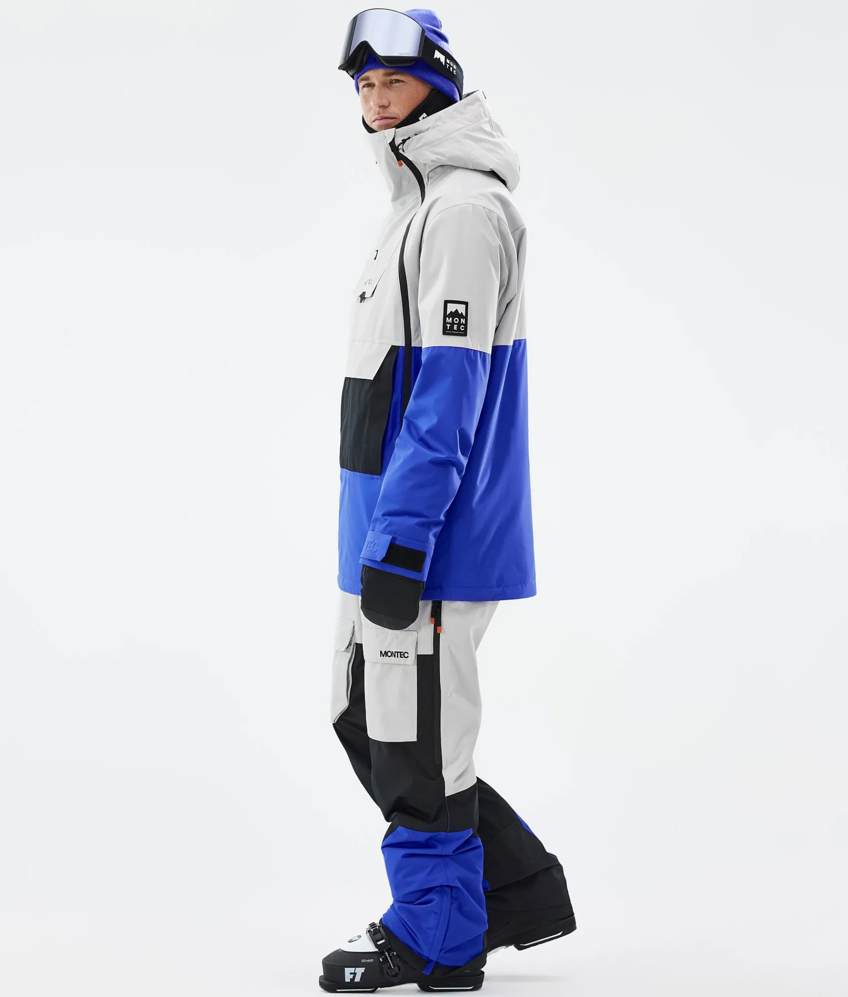 MONTEC Doom LightGrey/Black/CobaltBlue Hot