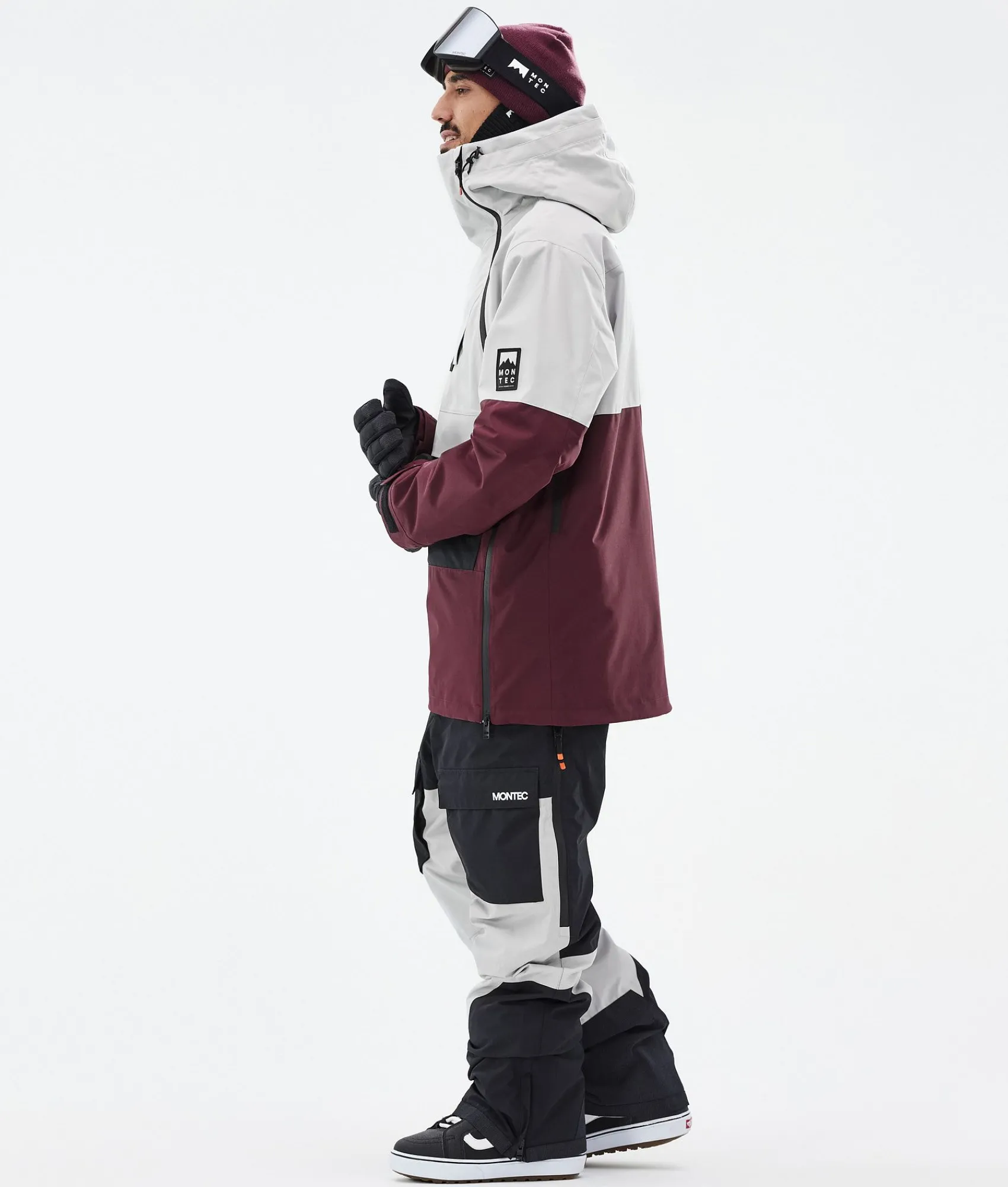 MONTEC Doom LightGrey/Black/Burgundy Best Sale