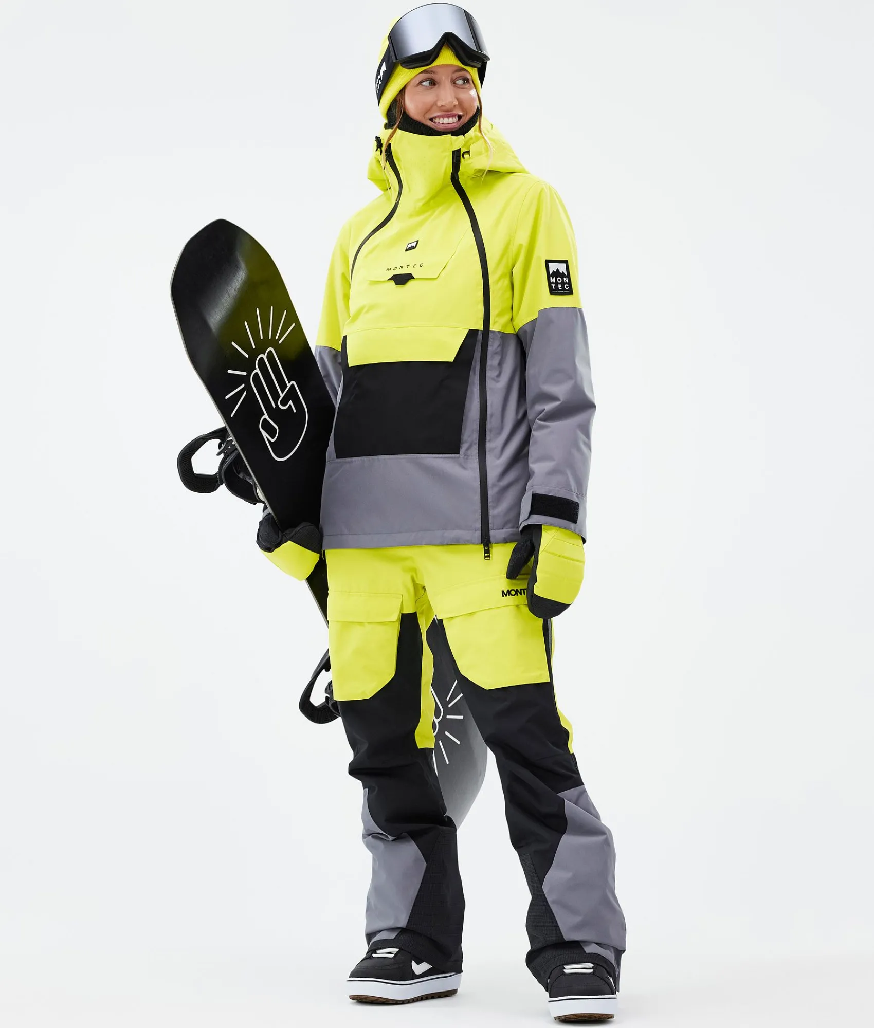 MONTEC Doom W BrightYellow/Black/LightPearl Fashion