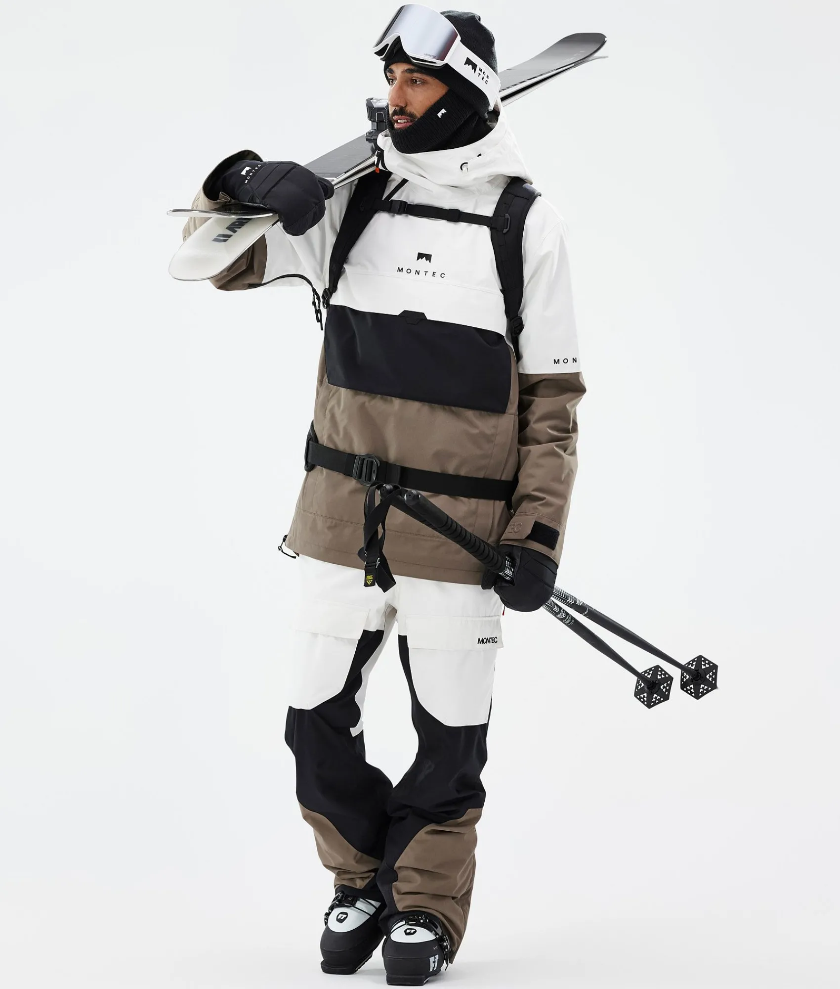 MONTEC Dune OldWhite/Black/Walnut Best Sale