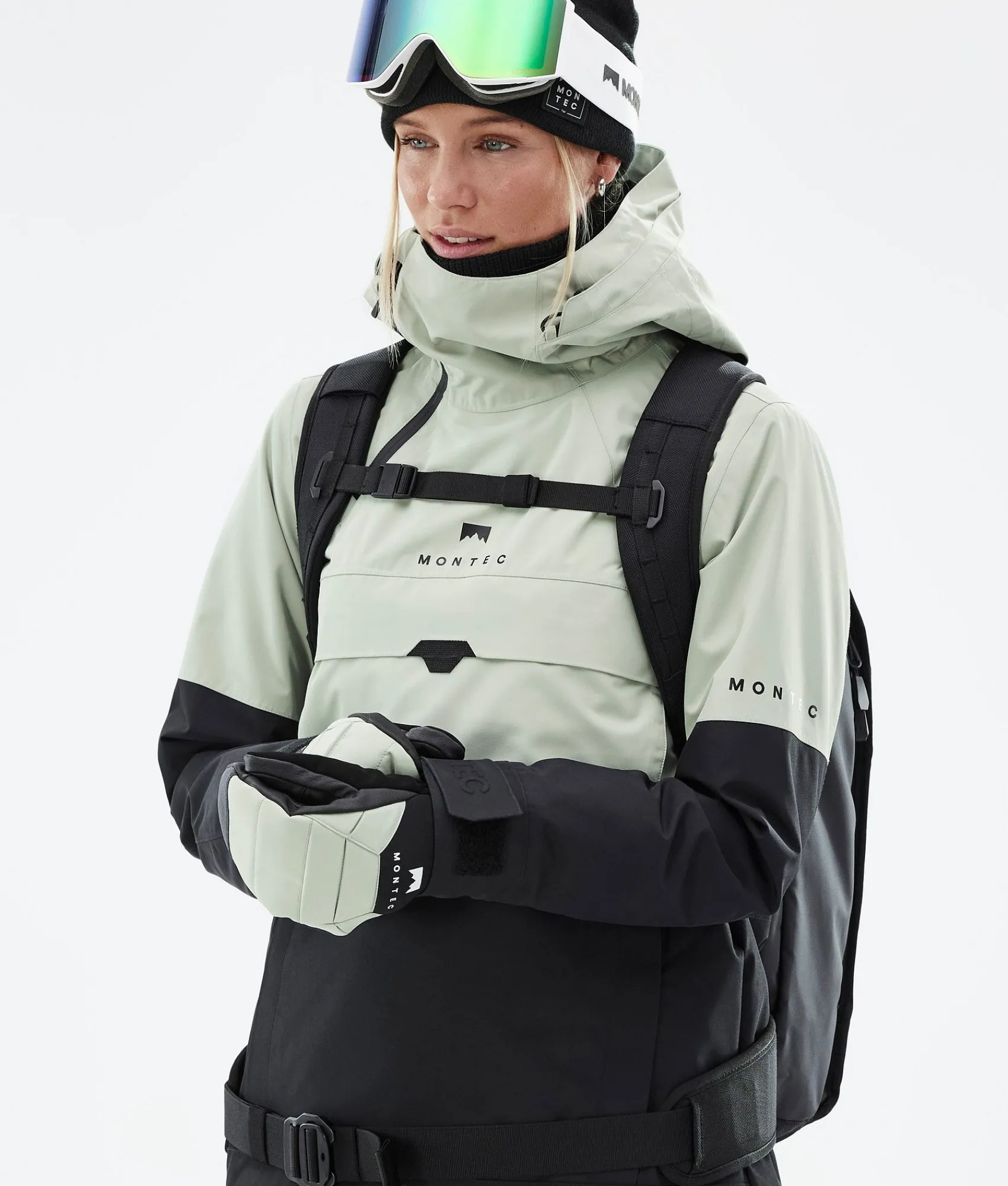 MONTEC Dune W SoftGreen/Black Best