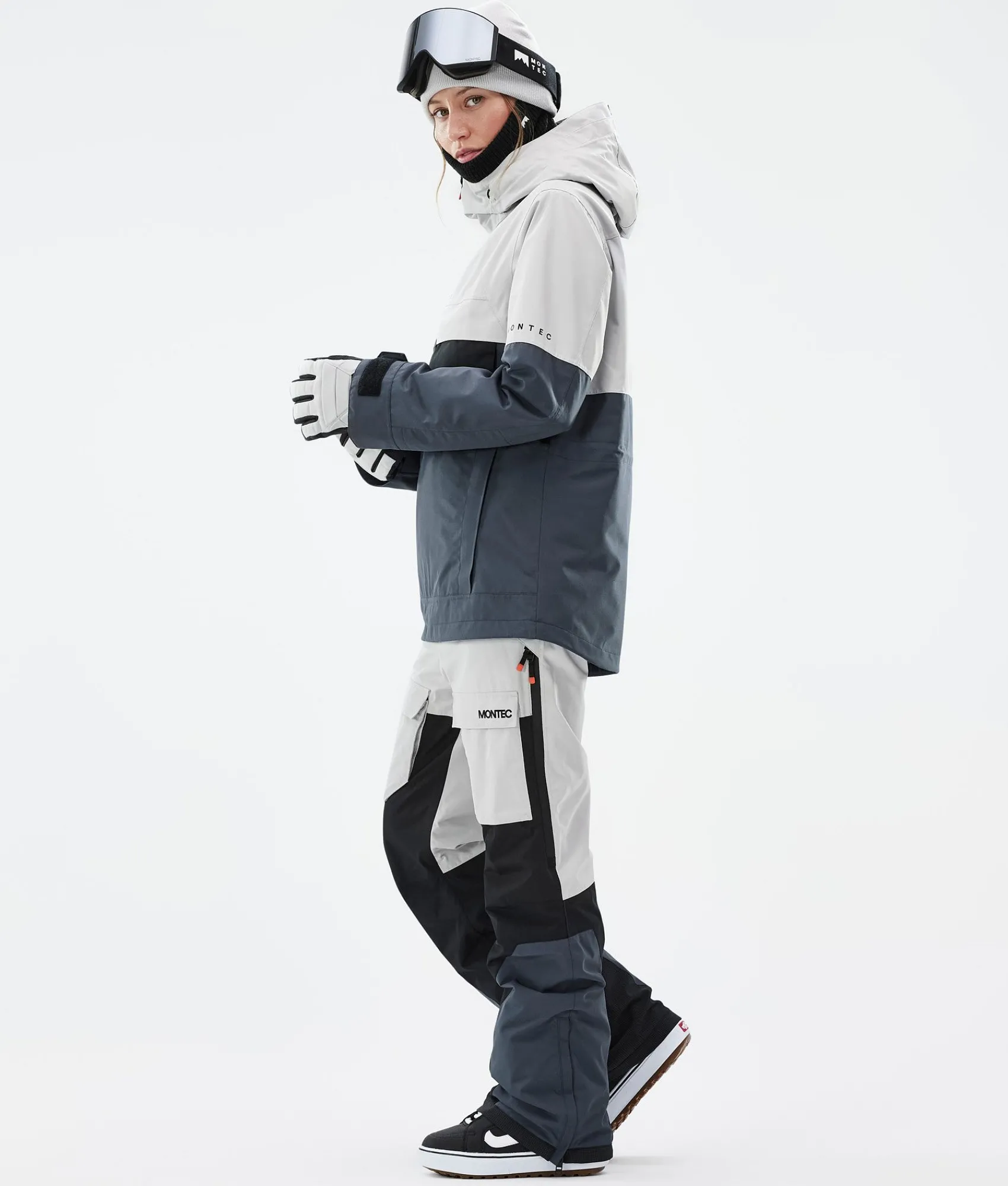MONTEC Dune W LightGrey/Black/MetalBlue New