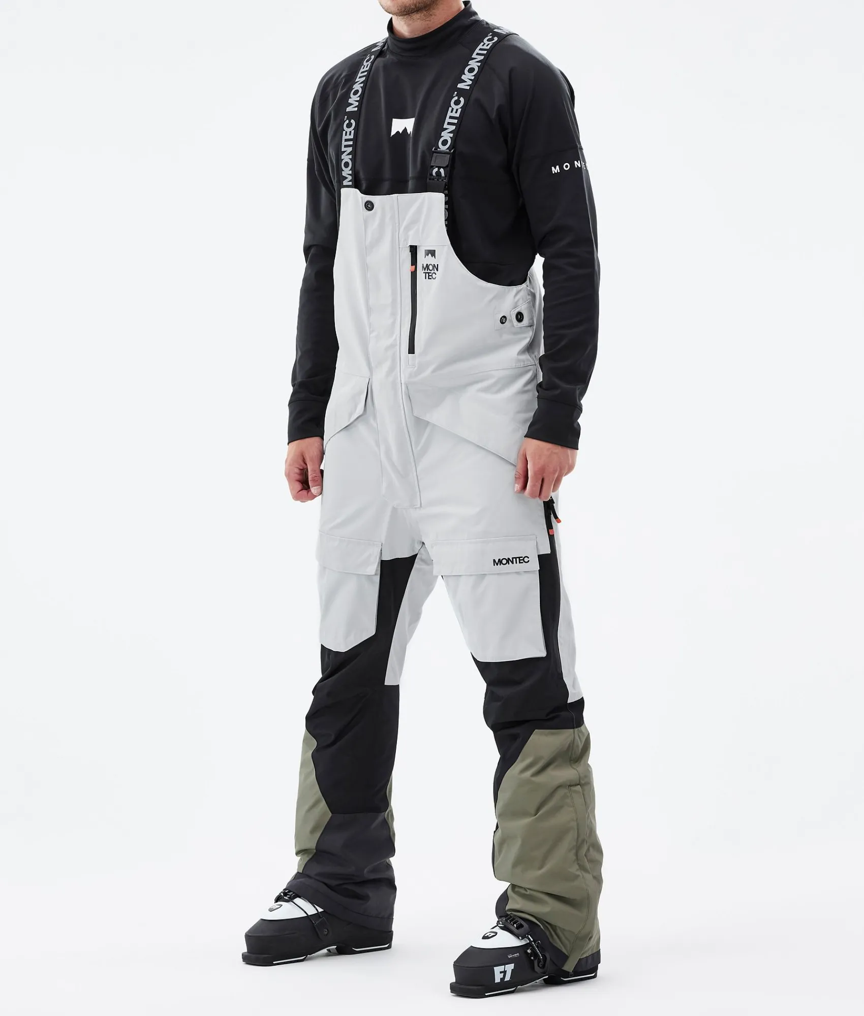 MONTEC Fawk LightGrey/Black/Greenish Discount