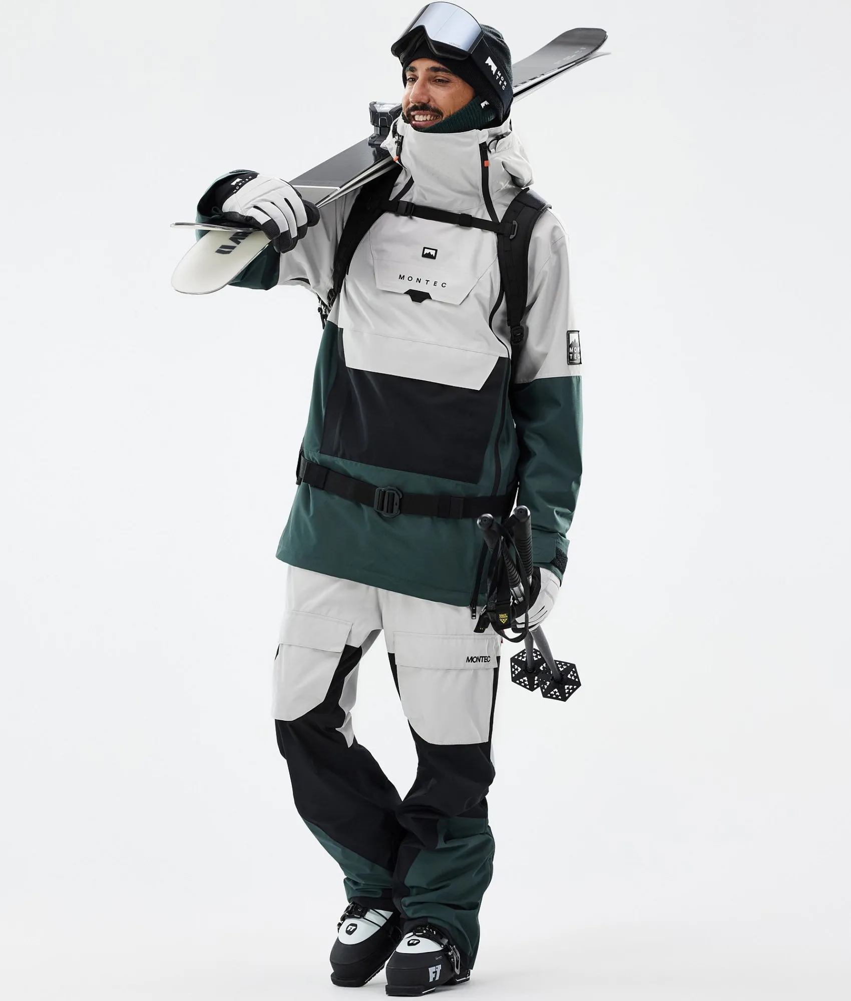 MONTEC Fawk LightGrey/Black/DarkAtlantic Fashion