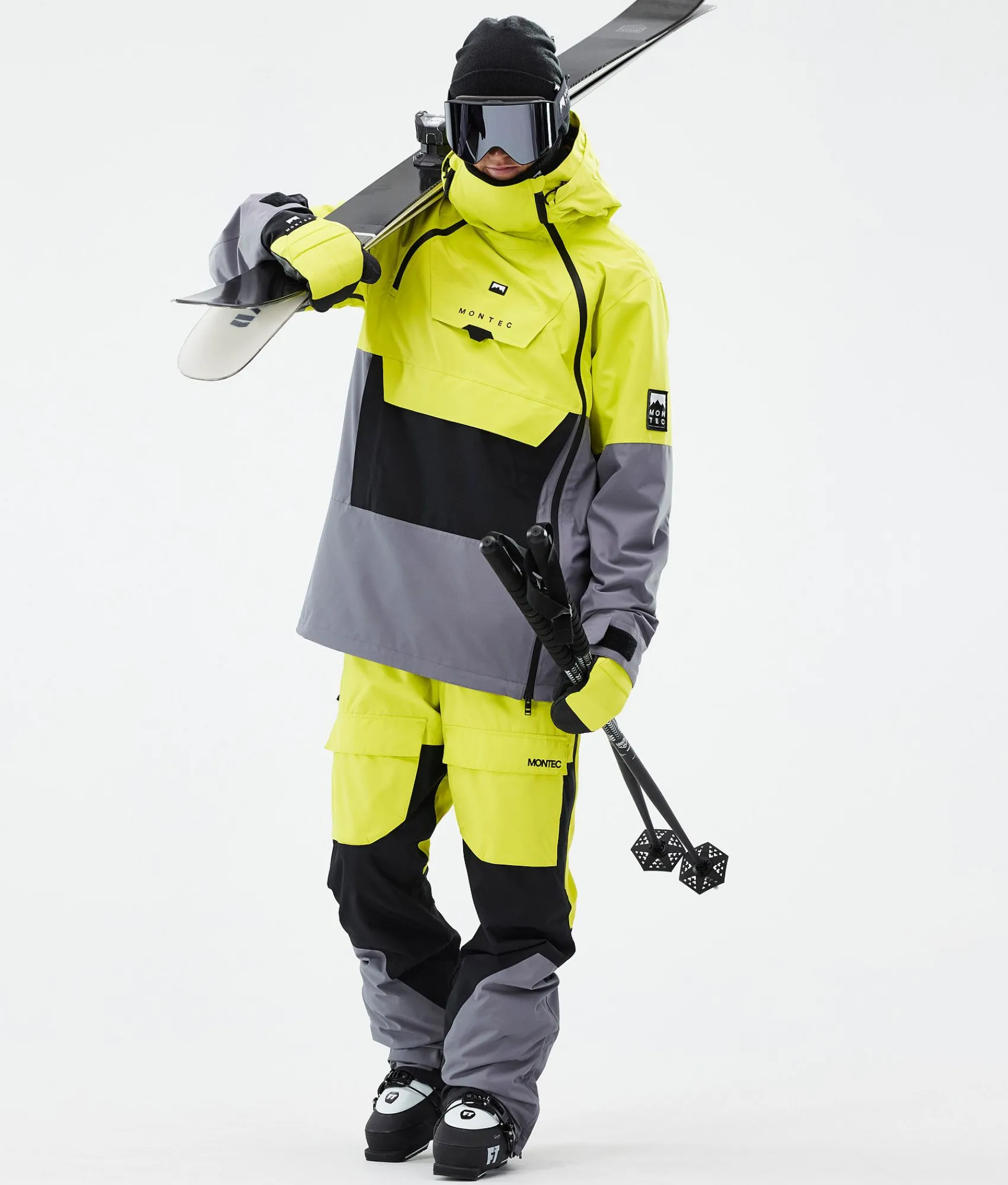 MONTEC Fawk BrightYellow/Black/LightPearl Fashion
