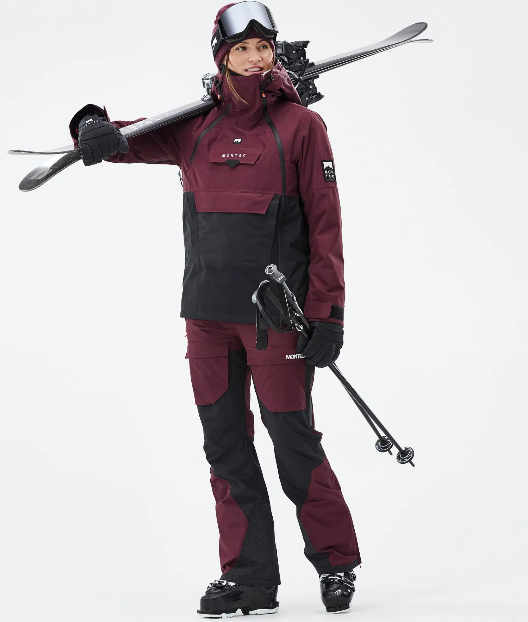 MONTEC Fawk W Burgundy/Black Sale