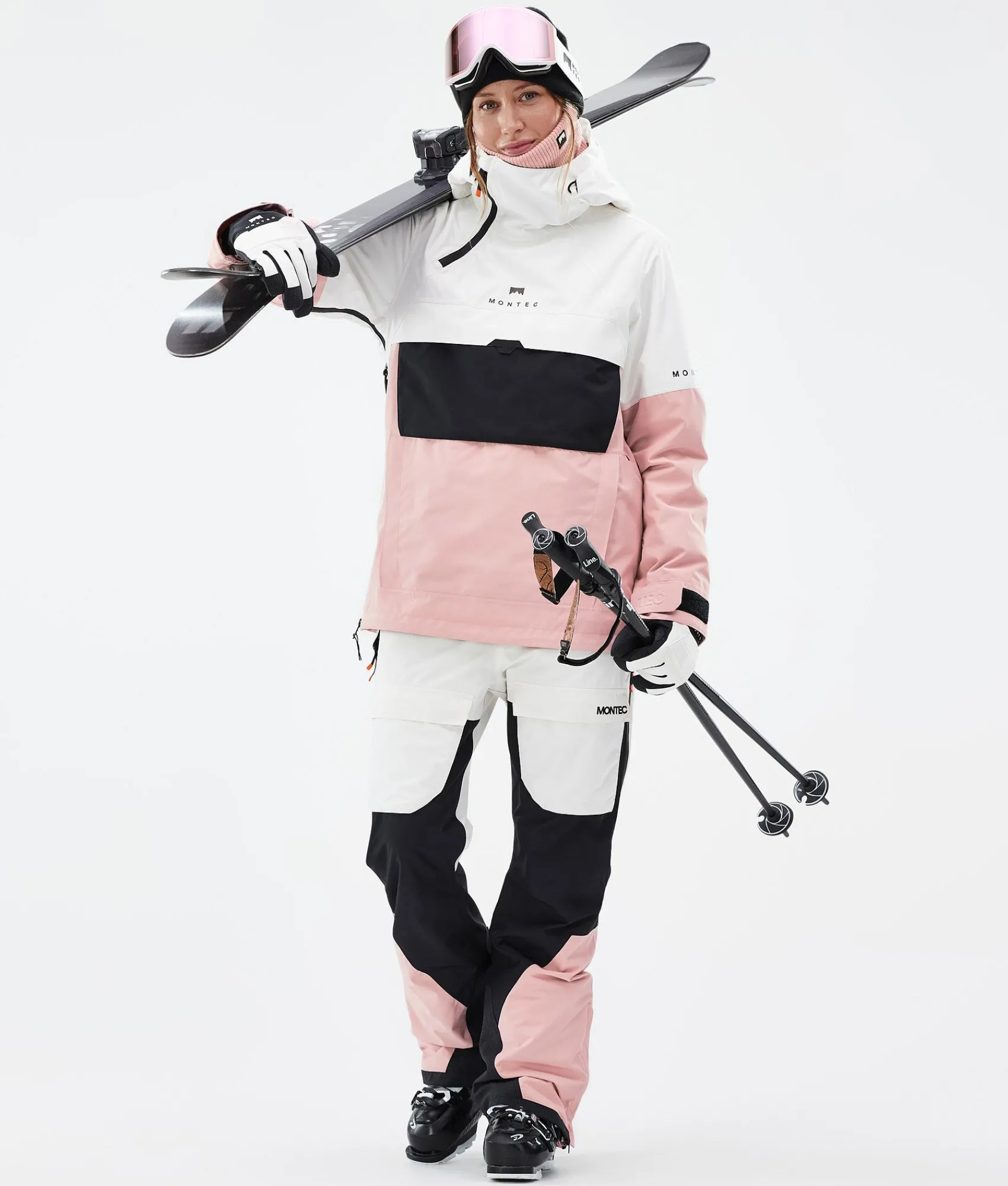 MONTEC Fawk W OldWhite/Black/SoftPink Best
