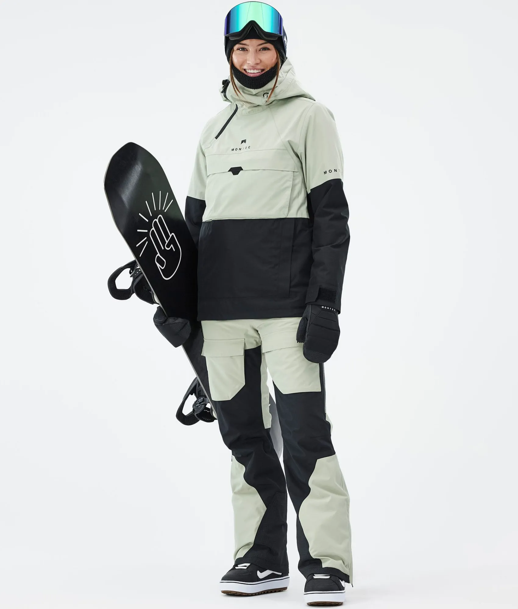 MONTEC Fawk W SoftGreen/Black Hot