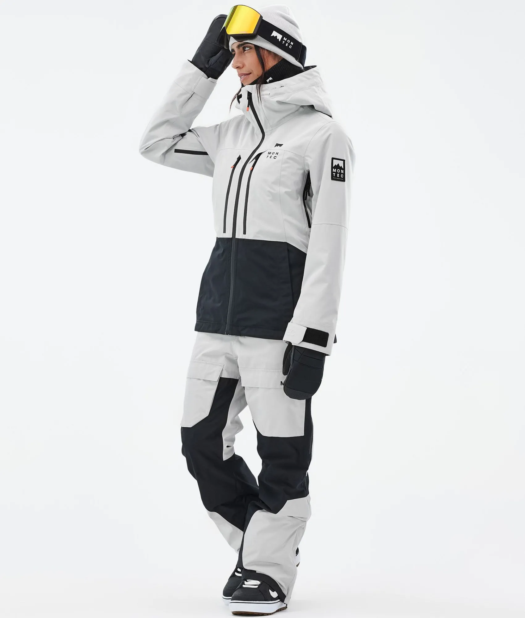 MONTEC Fawk W LightGrey/Black Hot