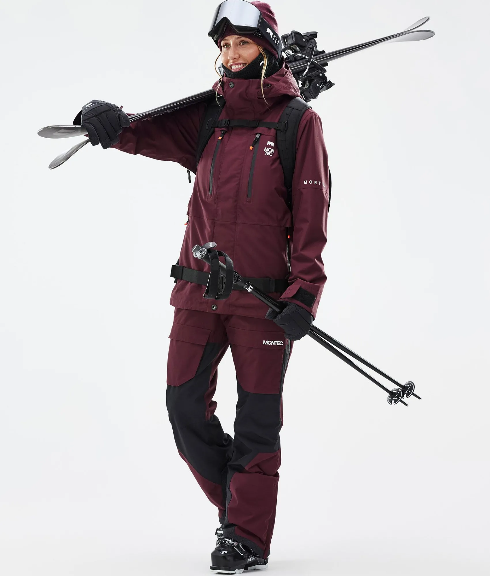 MONTEC Fawk W Burgundy Online