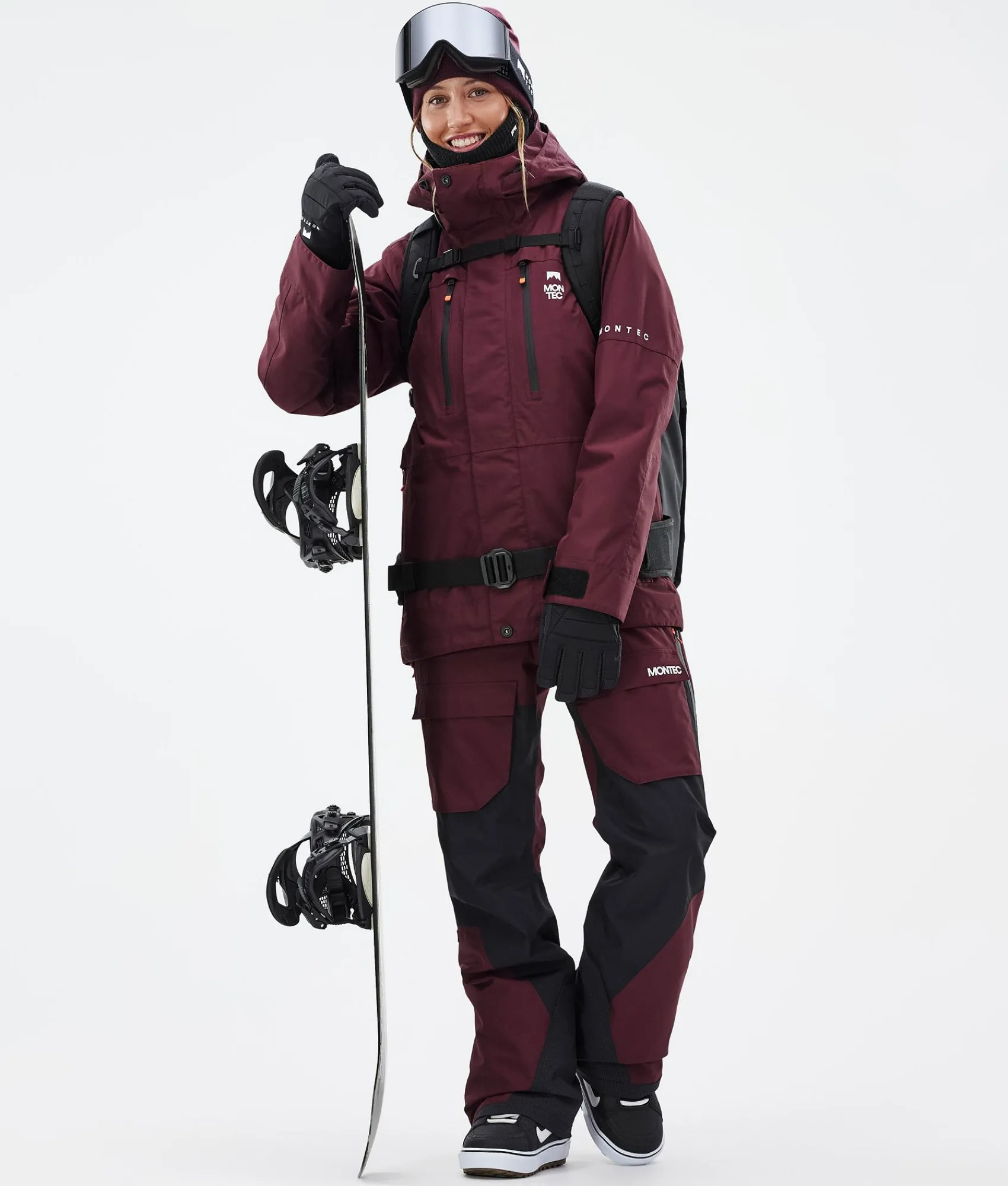 MONTEC Fawk W Burgundy Cheap