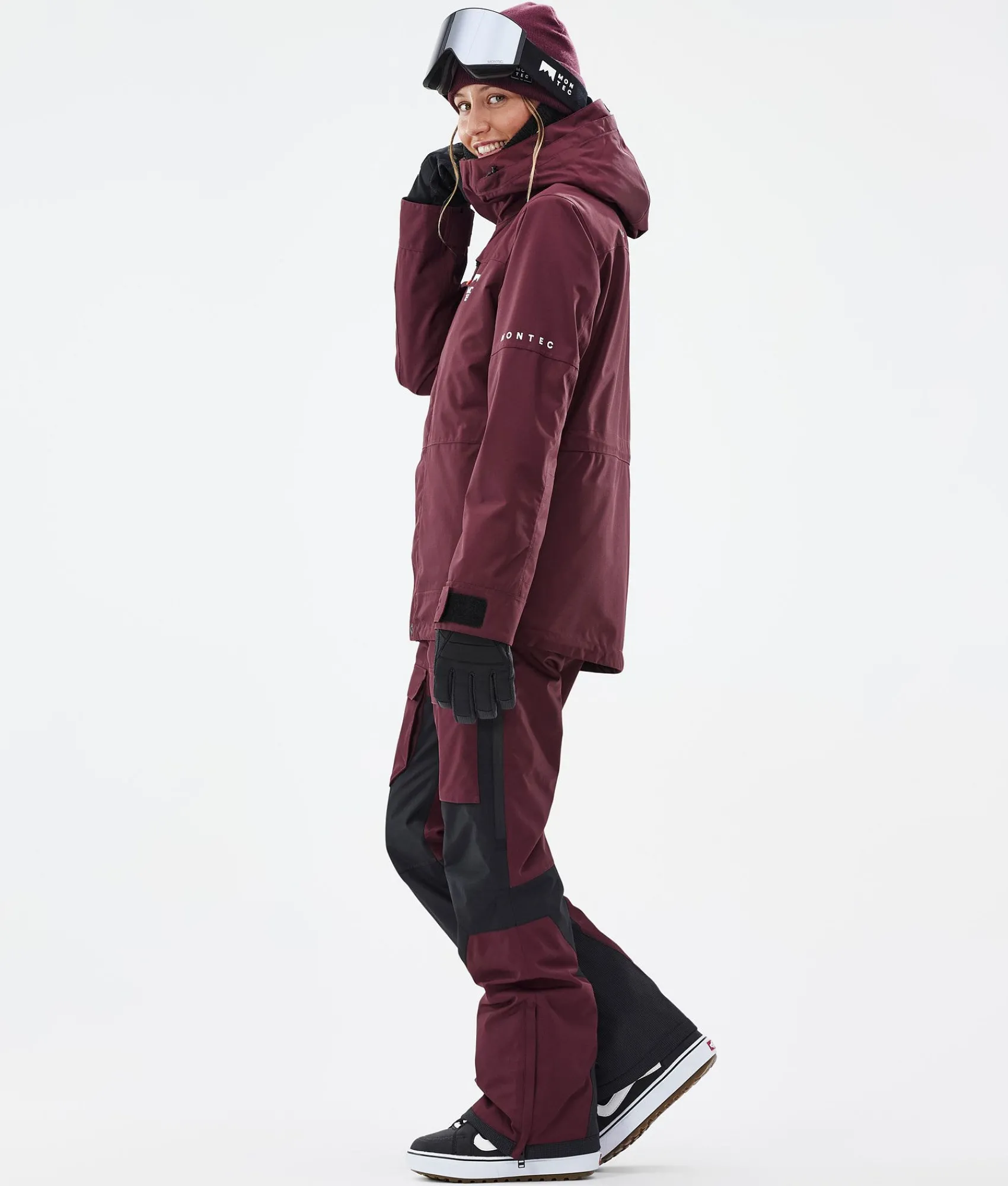 MONTEC Fawk W Burgundy Cheap