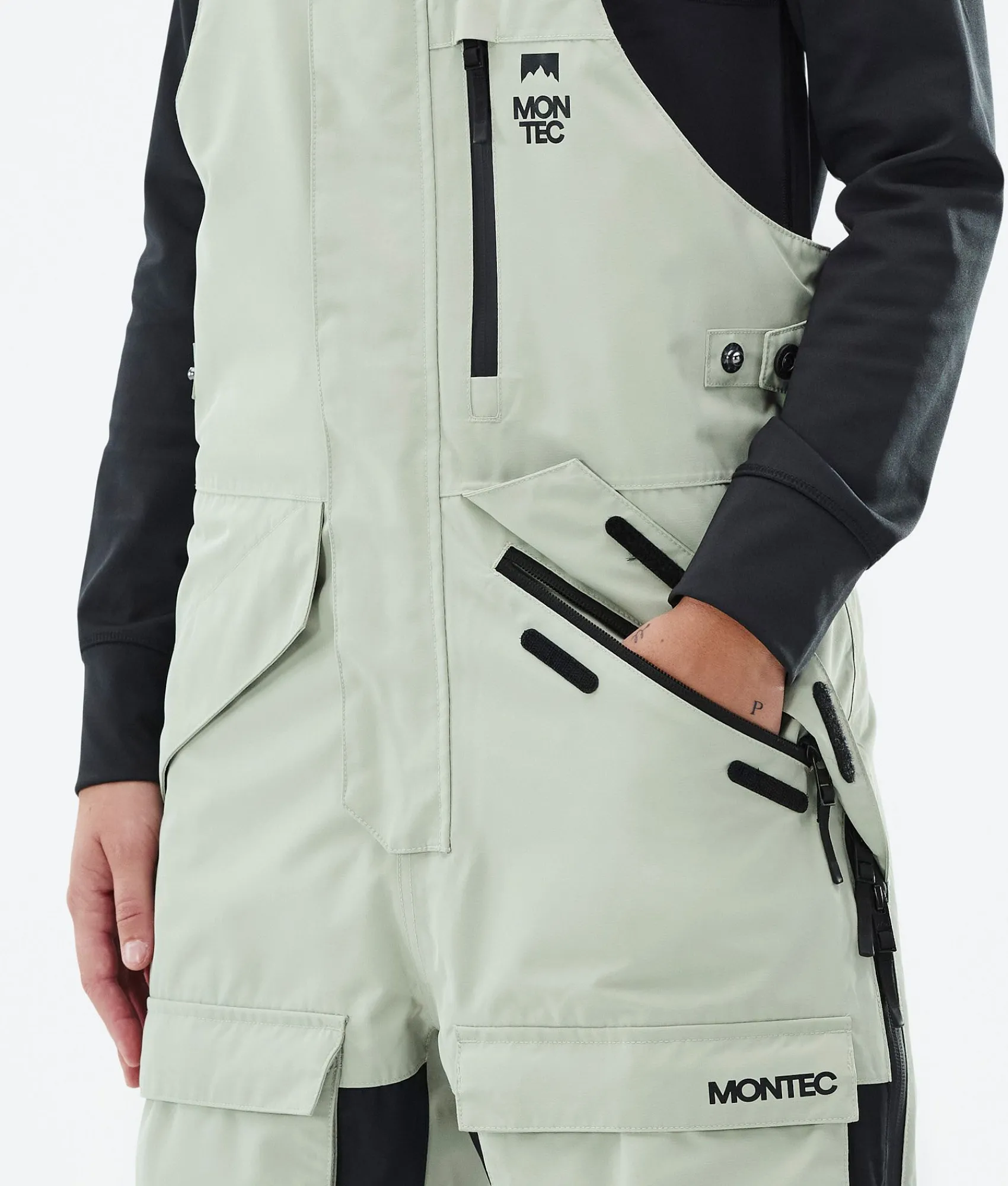 MONTEC Fawk W SoftGreen/Black Hot