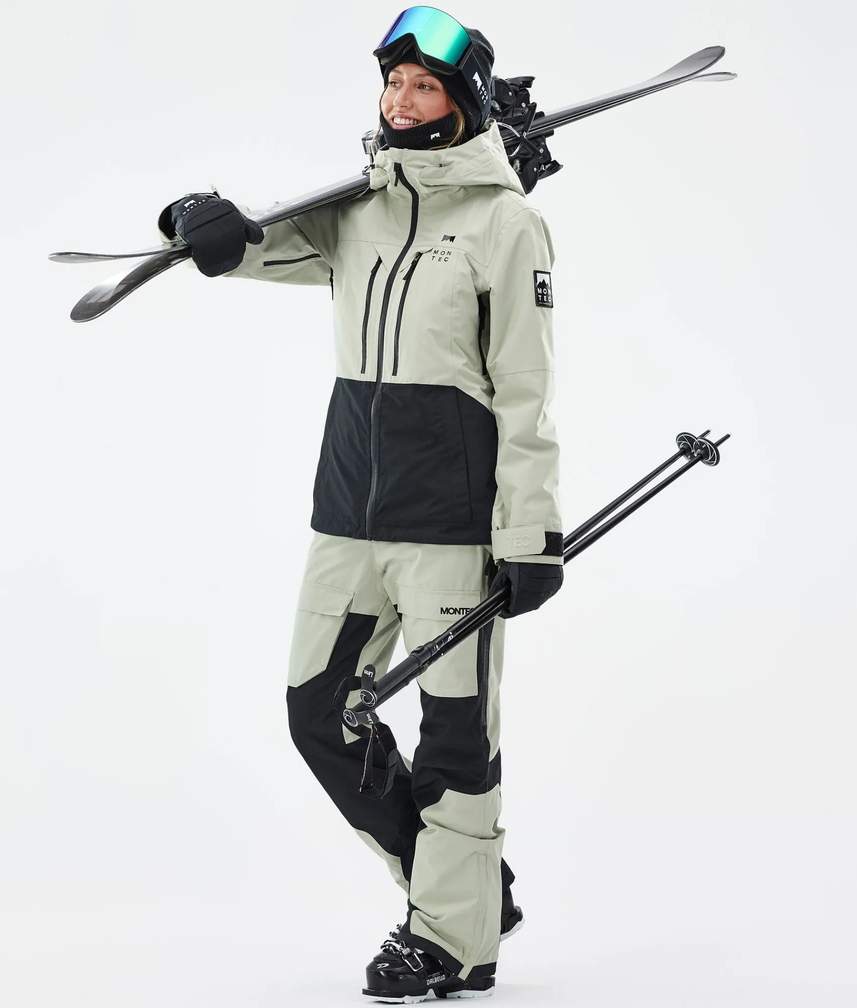 MONTEC Moss W SoftGreen/Black Fashion