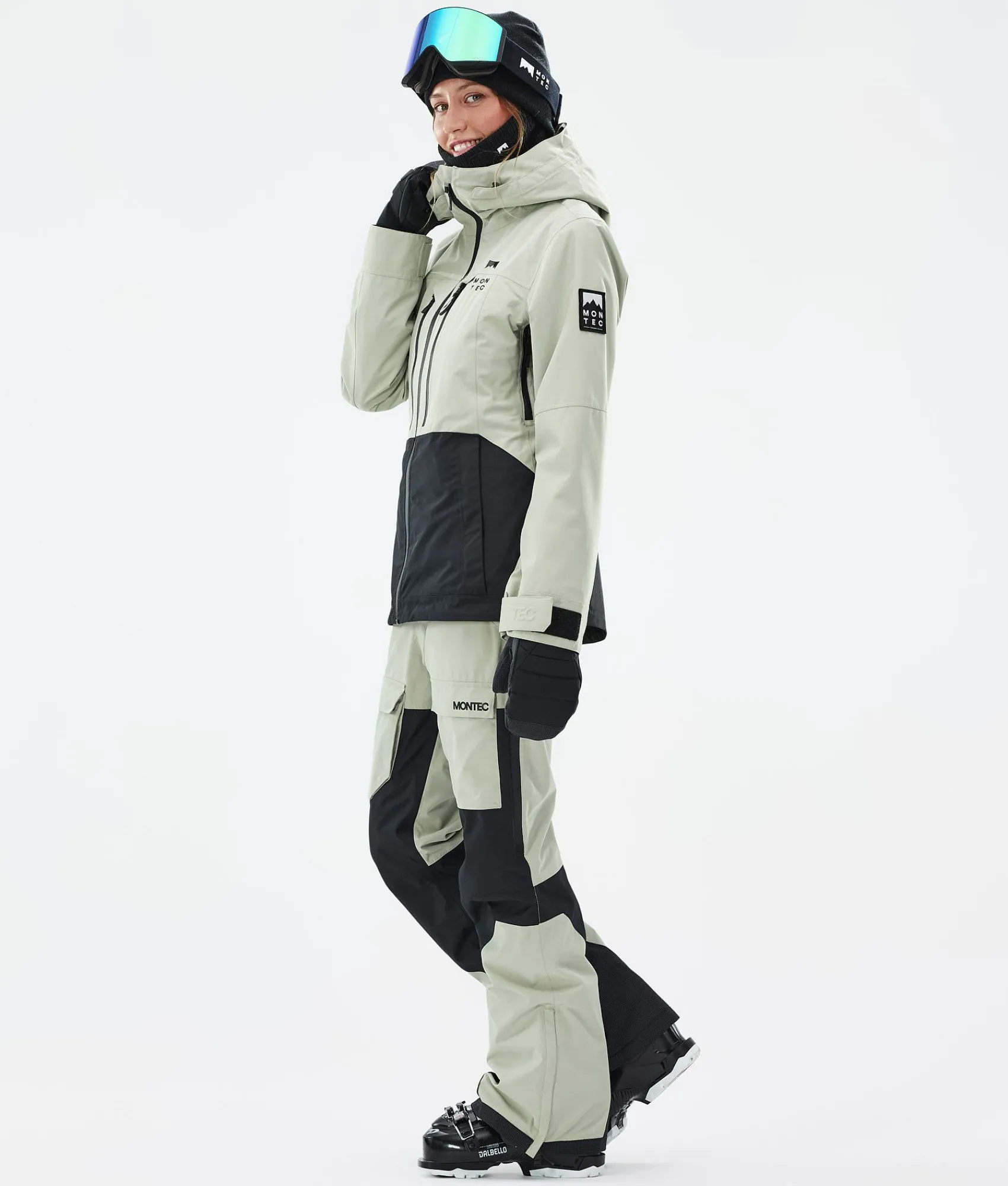MONTEC Moss W SoftGreen/Black Fashion