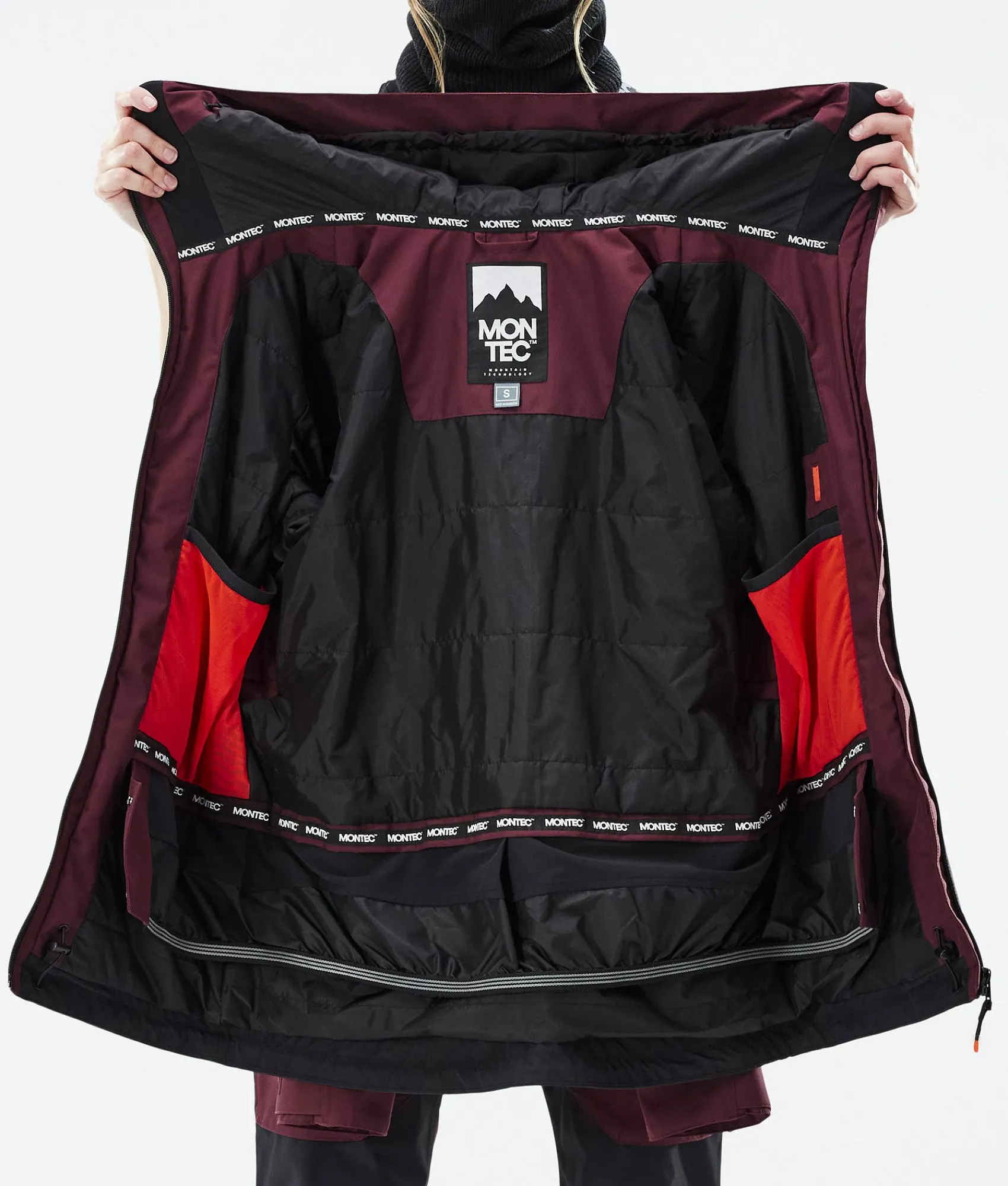 MONTEC Moss W Burgundy/Black Online